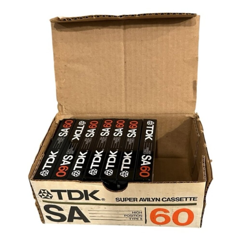 TDK SA 60 TYPE II Cassette Tapes Lot Of 7